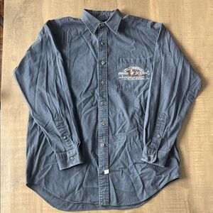 Vintage Ralph Lauren Polo Sportsman Button Down Shirt with Ducks size Medium